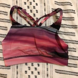 Rare print energy bra! Size 4